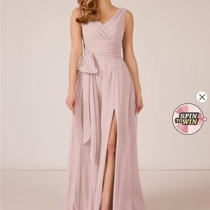 Azazie- Bianca style- dusty rose- New- with tags- never worn- size A6